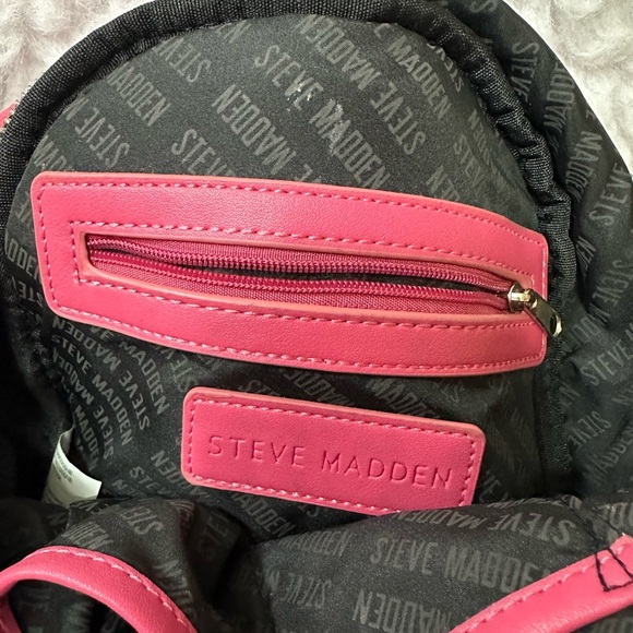 NWOT Steve Madden  Pink Quilted Women's Backpack - Picture 8 of 14
